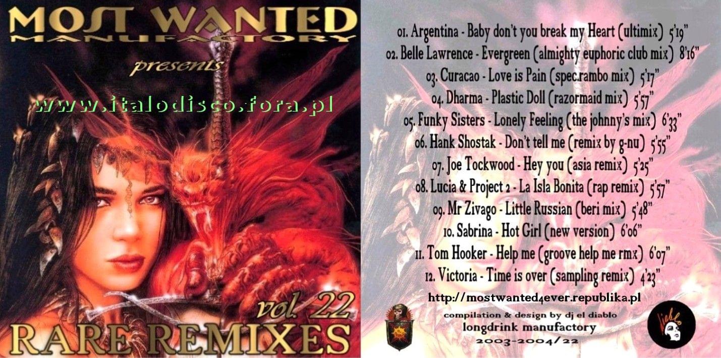 Most Wanted Rare Re-Mixes- vol.22