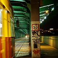 #most #noc #światło #tramwaj