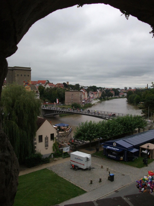 Görlitz,widok na Polski Zgorzelec i Nysę :))