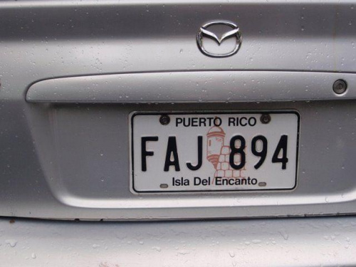Plate from Puerto Rico