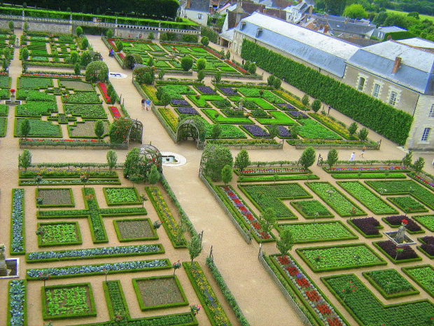 ogrody na zamku Vilandry, Francia
