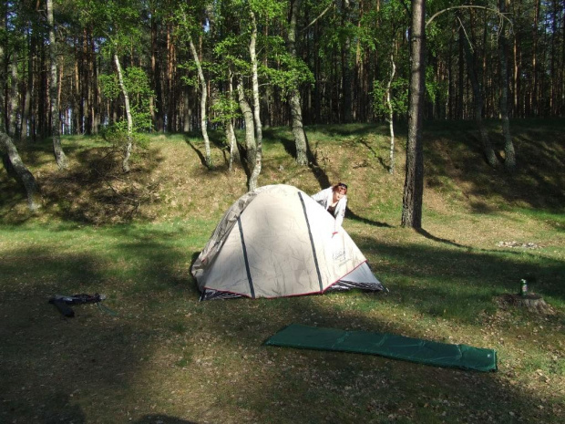 Koczała majówka pod namiotem