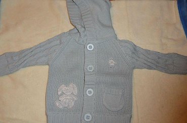 rozpinany sweterek z zajączkiem 68 cm #adams #chłopiec #disney #next #niemowlę #ubranka #używane #zestaw