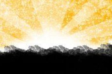 Grafika zrobiona w Gimpie #gimp #WschódSłońca #sygnatura