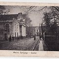 Wieluń 1915 - synagoga i szpital #Wieluń #synagoga #szpital #Judaica