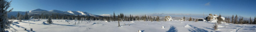 zimowa panorama z Paciorków