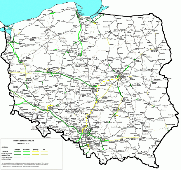 Autostrady i drogi ekspresowe 26 września 2008