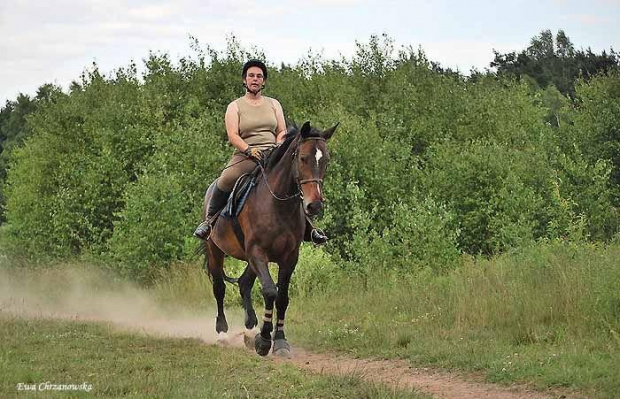 2009.06.18 Trening w Stodolach, Zosia i Ania