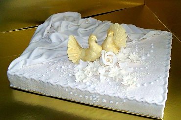 Weselny z gołębiami #tort #wesele #gołąbki