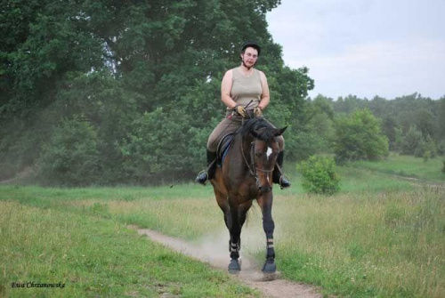 2009.06.18 Trening w Stodolach, Zosia i Ania