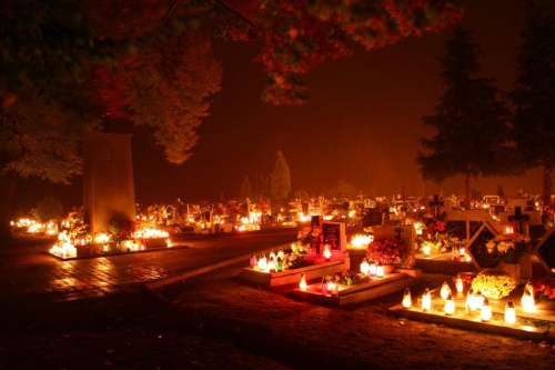 #groby #WszystkichŚwiętych #świeczki #znicze