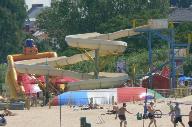 Zjeżdżalnia plażowa #Rozrywka