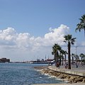 Cypr-Pafos port i promenada #zamek #morze