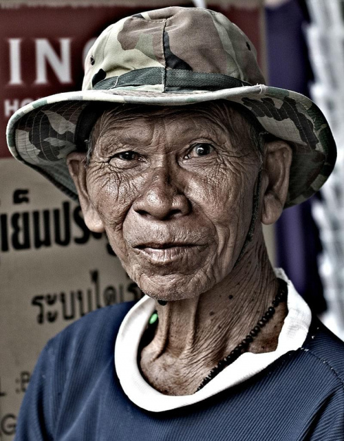 Bangkok portret uliczny