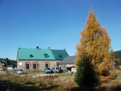 Stacja turystyczna "Orle" w Górach Izerskich w jesiennych kolorach :)