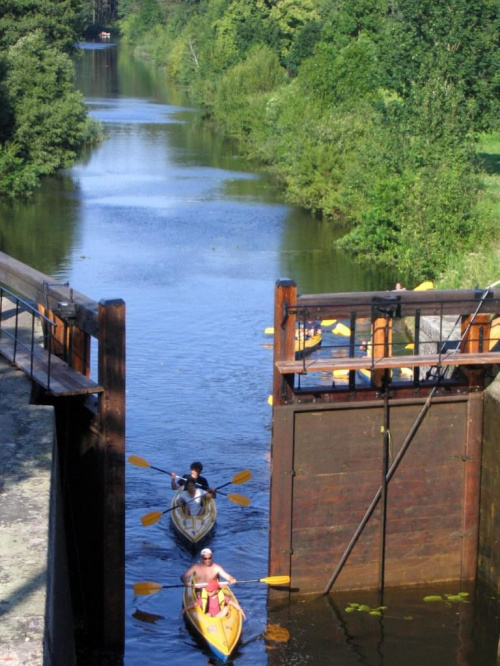 Śluza na kanale Augustowskim #KanałAugustowskiKajaki