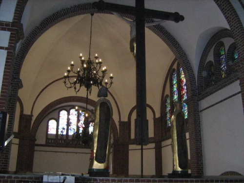 Wewnątrz Kaplicy (zdjęcie zrobione z chóru, który znajduje się nad ołtarzem).