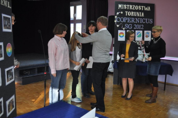 Mistrzostwa Torunia Szkół Gimnazjalnych w Warcaby Klasyczne - Copernicus SG 2012 - ZS nr 9 Toruń, dn. 20.11.2012r.