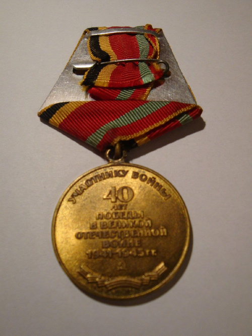 Awers medalu