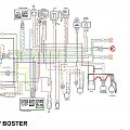 schemat elektryczny Yamaha BW'S / MBK Boster