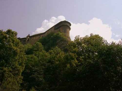 Piękny zamek na Słowacji w miejscowości Orawicki Zamok