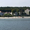 Bansin-widok z molo. #wakacje #urlop #podróże #zwiedzanie #morze #Bałtyk #Niemcy #Bansin