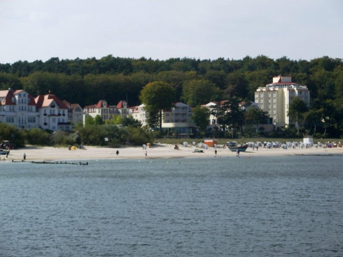 Bansin-widok z molo. #wakacje #urlop #podróże #zwiedzanie #morze #Bałtyk #Niemcy #Bansin