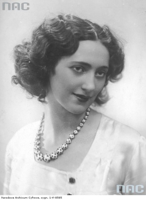 Janina Martini, aktorka. Lwów_1936 r.