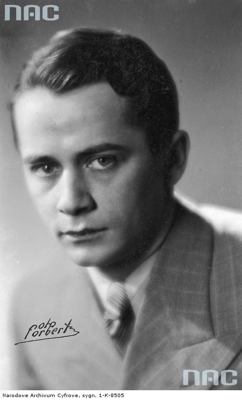 Włodzimierz Łodziński, aktor. Warszawa_1937 r.