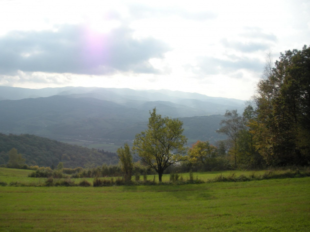 Widok na Beskid Sądecki