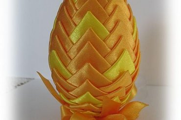 Wielkanocne jajko wstążkowe #JajkoWielkanocne