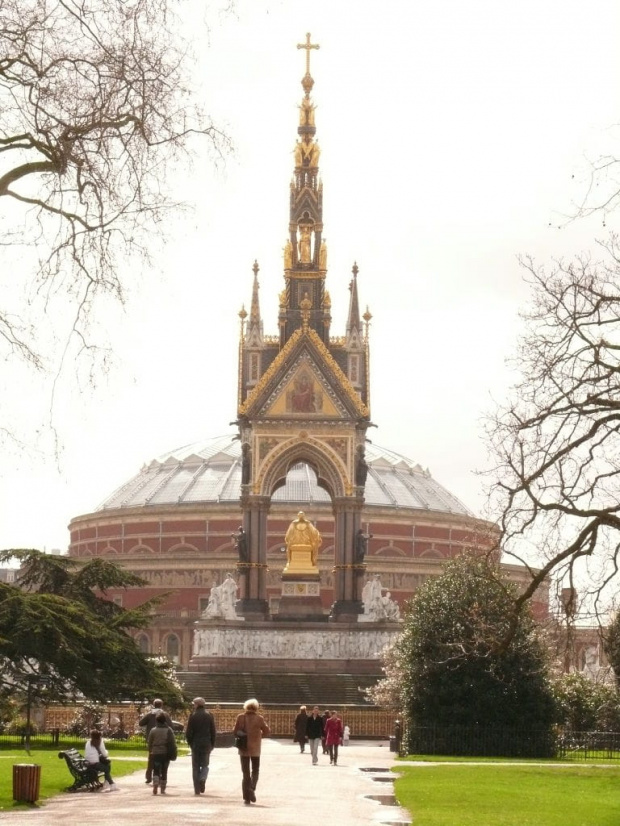 Pomnik księcia Alberta . Z tyłu Royal Albert Hall. #Londyn
