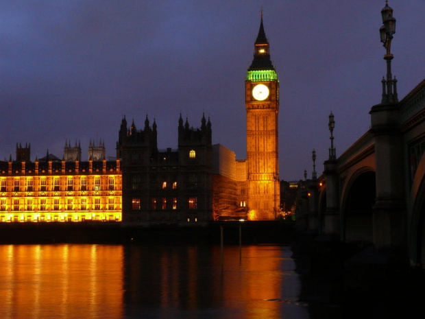 Big Ben nocą #Londyn