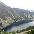 Czarny Staw coraz niżej #Góry #Tatry