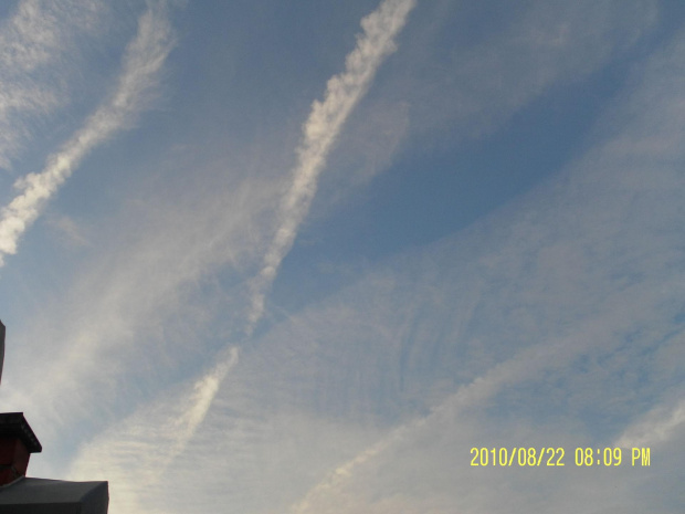 okolice Brukseli 22/08/2010 #chemtrails #SmugiChemiczne #opryski