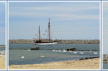 Gdańsk Górki Zachodnie, tam gdzie Wisła Śmiała do Zatoki Gdańskiej wpływa #Gdańsk #plaża #morze #Wisła #rybacy #łódz