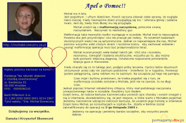 Michał Skoneczny - naczyniak malformacja naczyniowa --- http://pomagamy.dbv.pl/ #MichałSkoneczny #naczyniak #MalformacjaNaczyniowa #pomagamydbvpl #StronaInformacyjna #ApelOPomoc #LudzkaTragedia #PomocPotrzebującym #PomocDziecku #pomoc #turnusy