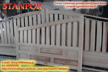 ... #Stanpor #bramy #ogrodzenia #furtka #drewniana #ZakładStolarski #sochy #StalowaWola #WyrobyZDrewna