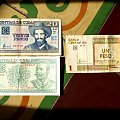 waluty kubańskie - 25 peso kubańskich = 1 peso convertible (wartość około 1 euro).