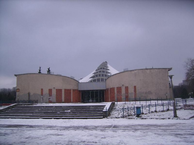 park zimą