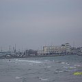 Mgiełka, temperatura powietrza -3 stopnie C, pogoda dobra na kąpiel w morzu, he he