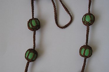 naszyjnik/ szydełko #rękodzieło #biżuteria #szydełko