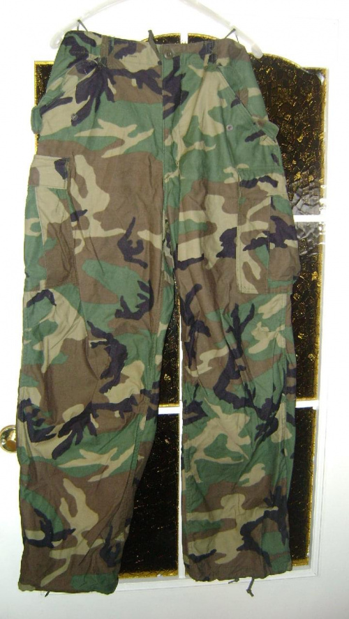 m65 trousers woodland