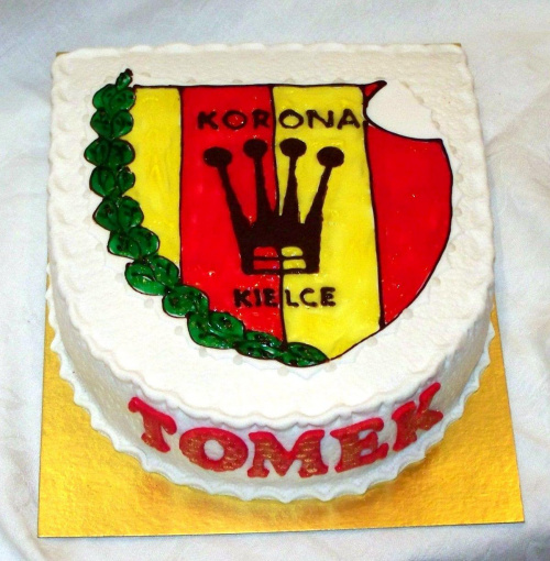 Korona Kielce #tort #tomek #KoronaKielce