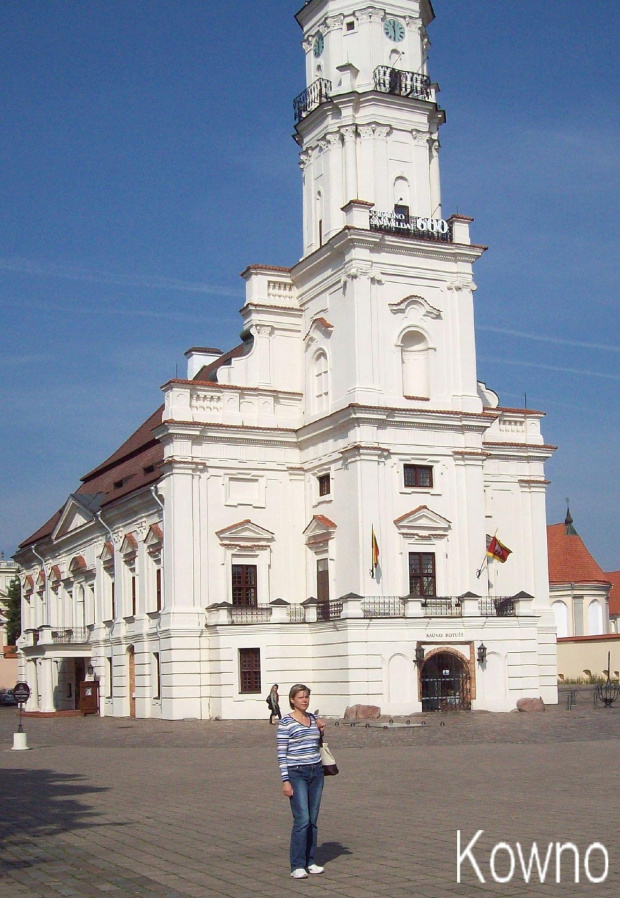 Kowno- przedwojenna stolica Litwy.
Ratusz.