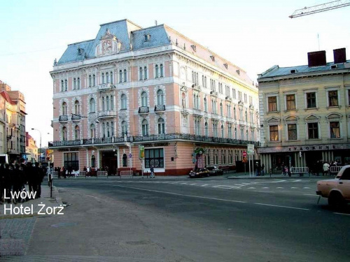 Lwów - Stare Miasto.
Hotel Żorż.