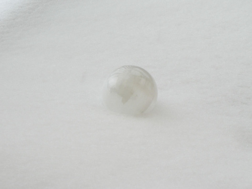 Białe na białym, czyli krysztal na śniegu
