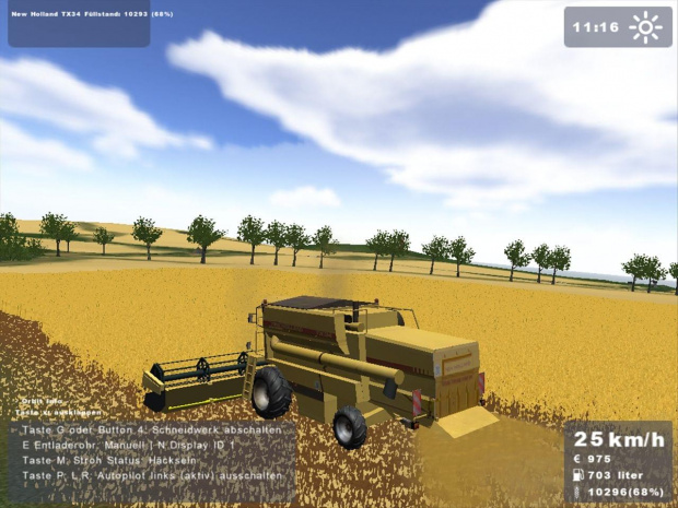 New Holland TX34 #LandwirtschaftsSimulator2008 #NewHolland #TX34