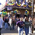 Karnawał w Nowym Orleanie, dzielnica francuska - luty 2004 #karnawał #NowyOrlean #USA
