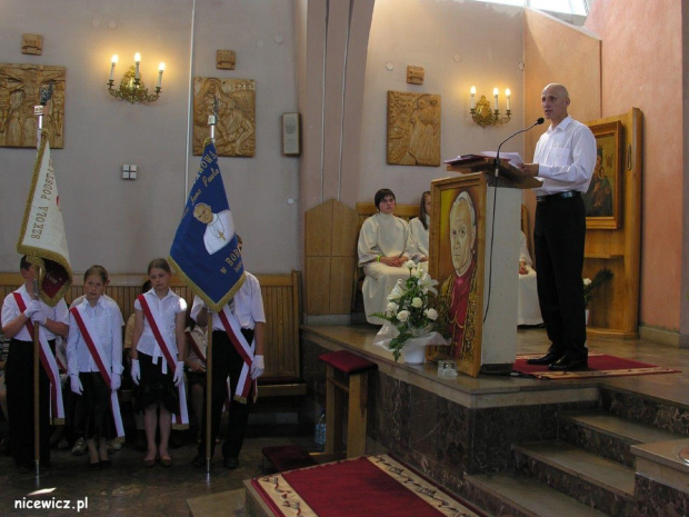 Foto: Nicewicz - III Wojewódzkie Biegi Pokoju Im. Sługi Bożego Jana Pawła II. Msza Św. w Kościele Najświętszego Serca Jezusowego w Koźle w dniu 08-06 -2008r #foto #Nicewicz #Parafa #Najświętszego #Serca #Jezusowego #WKoźle #powiat #Gmina